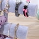 thumbnail image 2 of Jewelry Display Stand Simple Fashionable Bracelet Scrunchies Holder for Home Jewelry Store Showcase Grey Double Row, 2 of 5