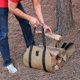 thumbnail image 5 of Bolsa de almacenamiento de leña negra para acampar al aire libre, bolsa de leña para leñador, bolsa de almacenamiento de madera Oxford, 5 of 5