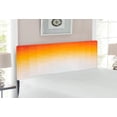 thumbnail image 2 of Geometric Headboard, Ombre Geometric Triangle Shape by Digital Gradient Modern Retro Style, Upholstered Decorative Metal Bed Headboard with Memory Foam, Full Size, Orange Yellow Cream, by Ambesonne, 2 of 4