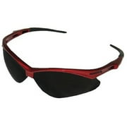 Jackson Safety V30 Nemesis Inferno Smoke Lens Safety Eyewear with Red Frame