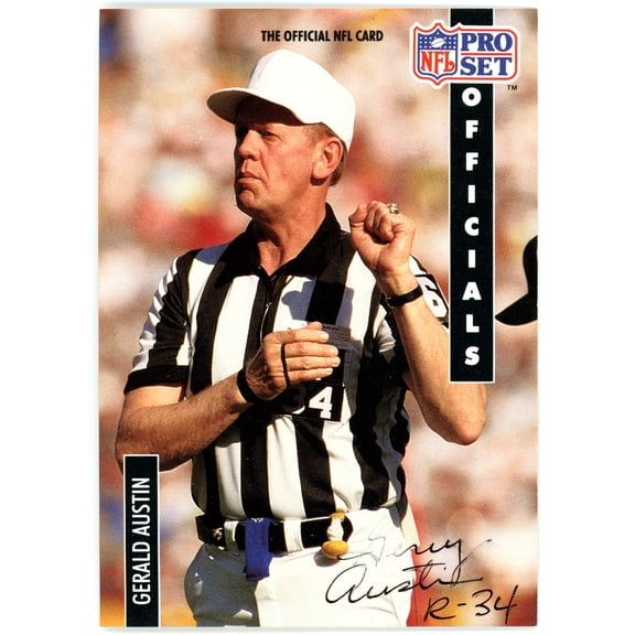 Gerald Austin Autographed 1991 Pro Set Card #356 NFL Official SKU #145998