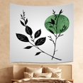 thumbnail image 4 of Boho Decorative Modern Living Room Tapestry Farmhouse Bohemia Tapestry Aesthetic Dots Leaves Dorm Tapestry - for Living Room College Bedroom House Home Decoration 51x59inch, 4 of 5