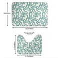 thumbnail image 3 of Yiaed Hand Drawn Snake Print Bathroom Mat Set 2 Pieces Mat Anti-Skid Pad Ultra Soft and Absorbent Bathroom Bath Mat Contour Bath Rugs for Toilet Base, 3 of 6