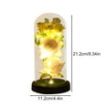 thumbnail image 3 of Christmas Rose Gifts for Her, Gifts for Mom, Light Up Rose, Glass Dome Rose, White Rose, Valentines Mothers Day Birthday Wishes Gift for Mom Wife Girlfriend, 3 of 7