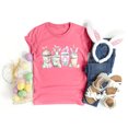 thumbnail image 2 of Mujeres Manga Corta de Verano Tops Pascua Impresa Cuello Redondo, Blusa de Moda Casual para la Primavera, 2 of 4