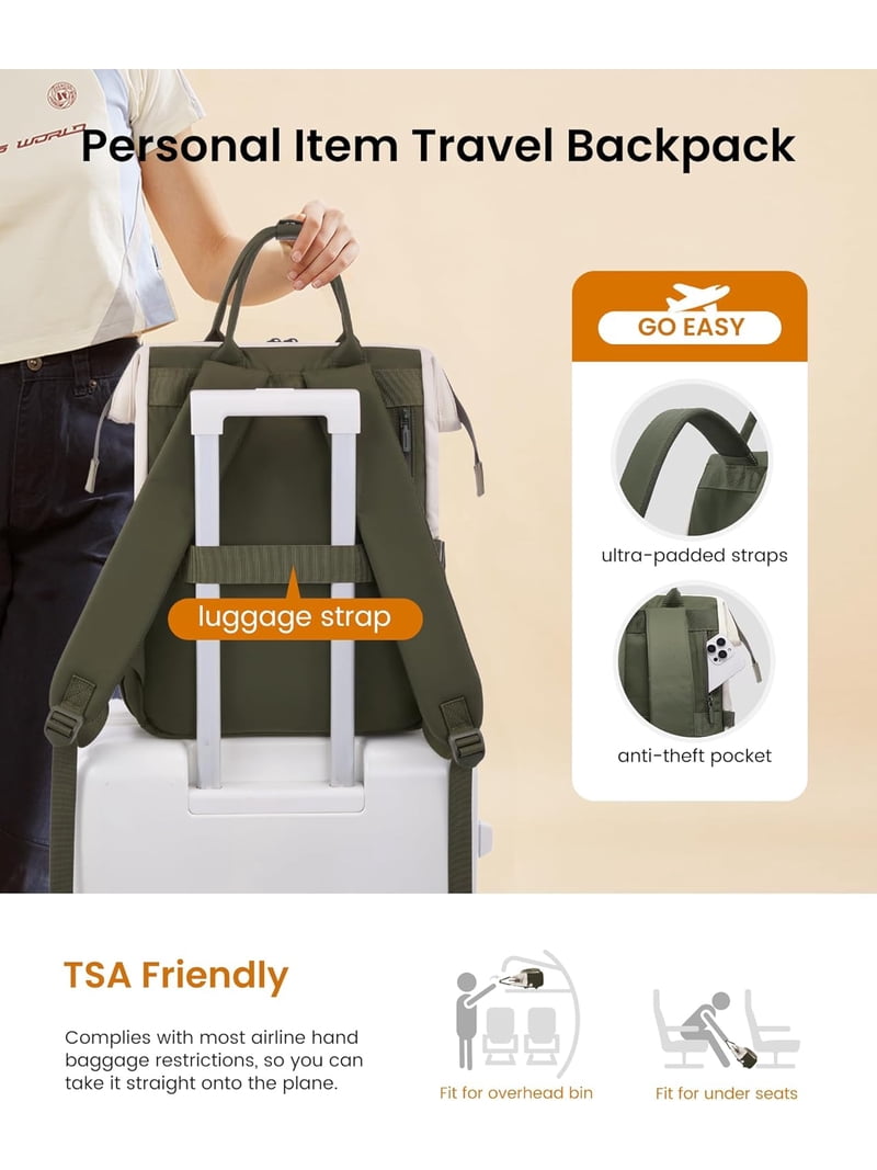 LOVEVOOK, Puffer Laptop Backpack, 15.6 Inch, Travel & Work  display picture 1