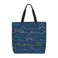 thumbnail image 1 of Balery Shark Bolsa de Mano para Mujeres con Cremallera, Bolsa de Gimnasio con Compartimentos, Bolsa para Laptop, Bolsa para Trabajo, 1 of 7
