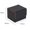 thumbnail image 2 of Card Deck Box Game Card Protector Magnetic Closure for Trading Card Orange, 2 of 9