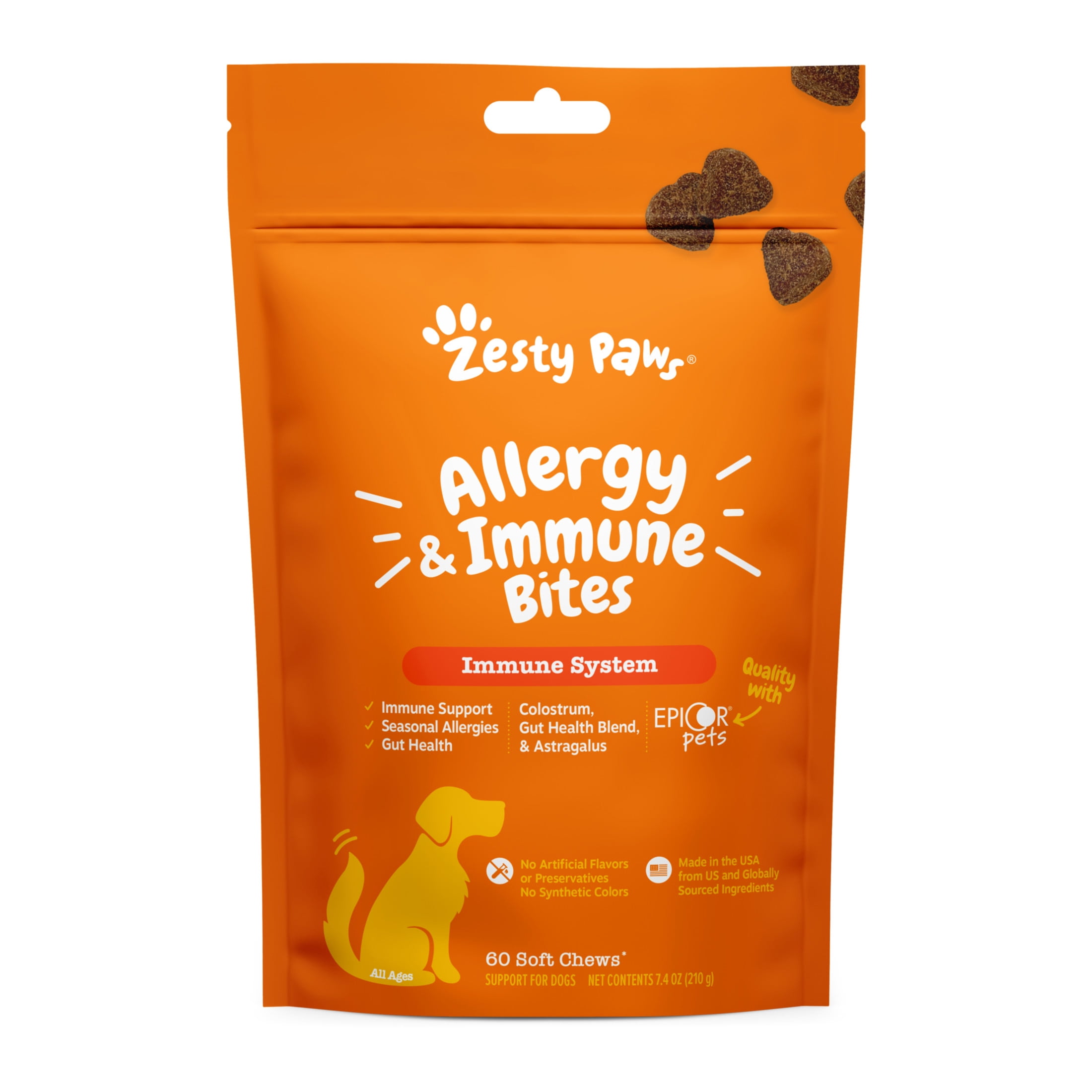 Zesty Paws Calming Plus Bites Turkey Flavor, 60 Count - Walmart.com