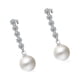 thumbnail image 2 of Pendientes de perlas Qarigey 2 piezas para mujer joyería regalo elegante, 2 of 6