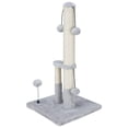 thumbnail image 1 of Rascador Dimaka para gatos, alto, doble bajo, 66 cm, gris, 1 of 7