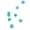 Blue, variant on 50 Pcs Glow in the Dark Mini Mushroom Ornaments, Luminous Resin Figurines for Garden Potted Plants, DIY Home Decor, White