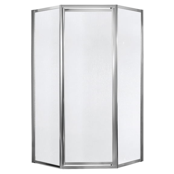 Craft   Main Tdna0570 Tides 70" High X 59" Wide Framed Shower Enclosure - Silver