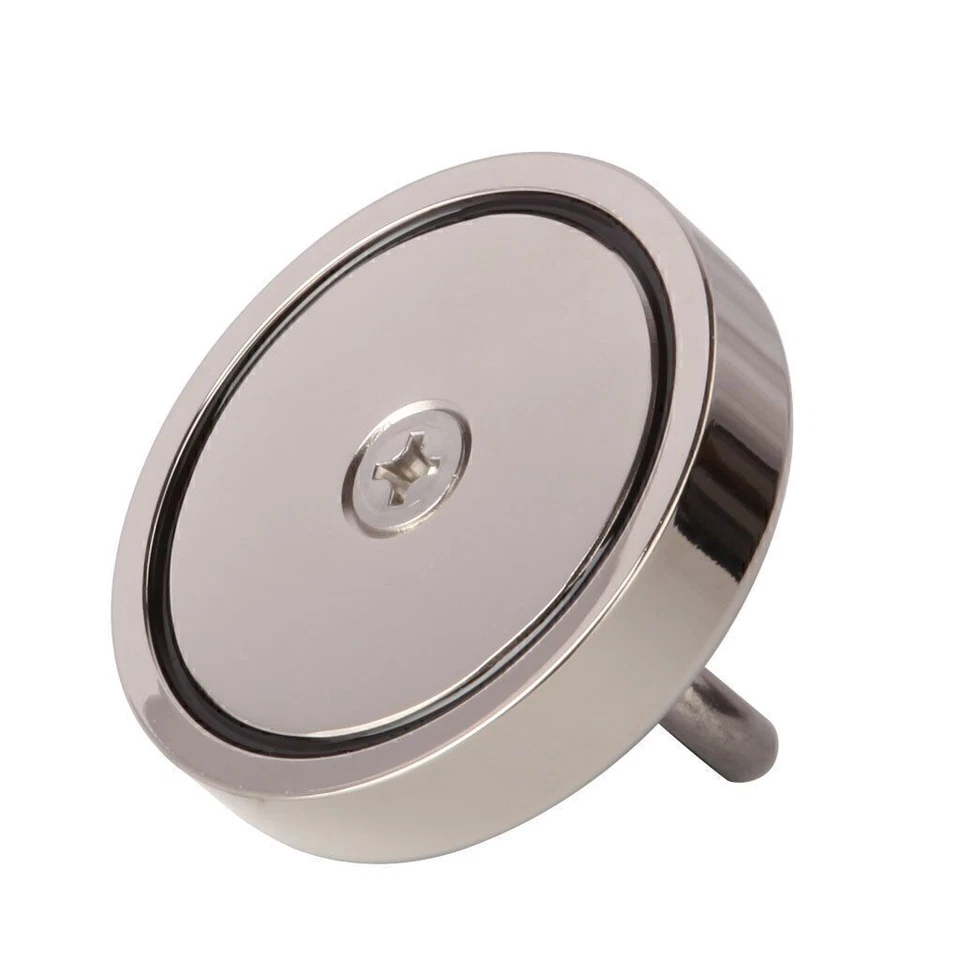 400Lbs Pull Force Fishing Magnet Strong Neodymium Treasure Hunt Us