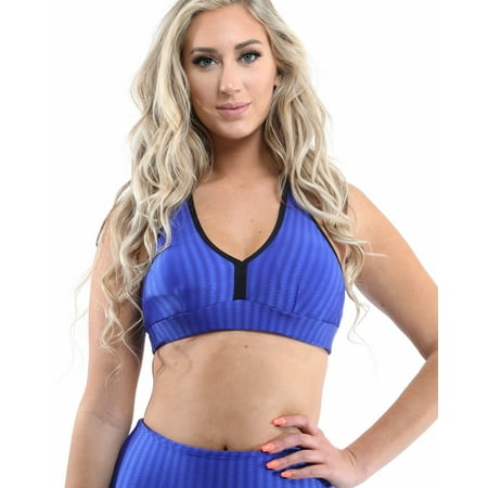

Firenze Activewear Sports Bra - Blue [MADE IN ITALY] - Size Small