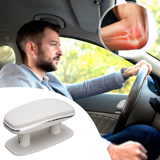 BotaniNest Universal Armrest Pad Adjustable Height Vehicle Center Console Cushion Support Elbow Comfort Extension Pad For Drivers And Passengers