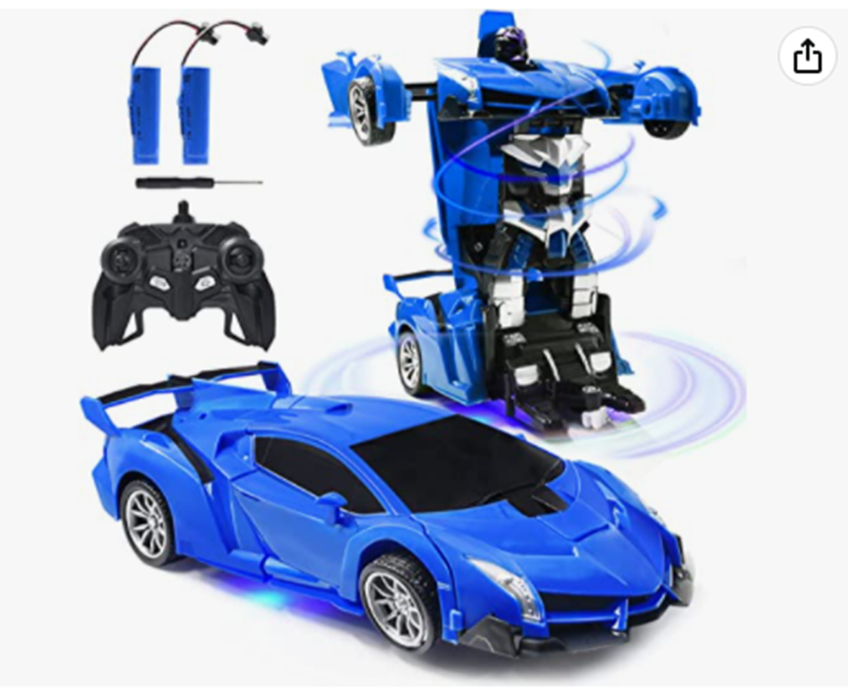 Hot Bee Remote Control Car,Transform Robot RC Cars for Kids 2.4Ghz 118