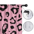 thumbnail image 4 of Blackout Kids Curtains,Pink and Black Of Leopard Print Childrens Insulated Curtains Set Of 2,Bedroom Essentials,Toddler Room Decor 42"x63", 4 of 5