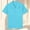 Light Blue, variant on HAOTAGS Big Boys Polo Shirts for School Solid Color Short Sleeve Cotton Tops Light Blue Size 5 Years