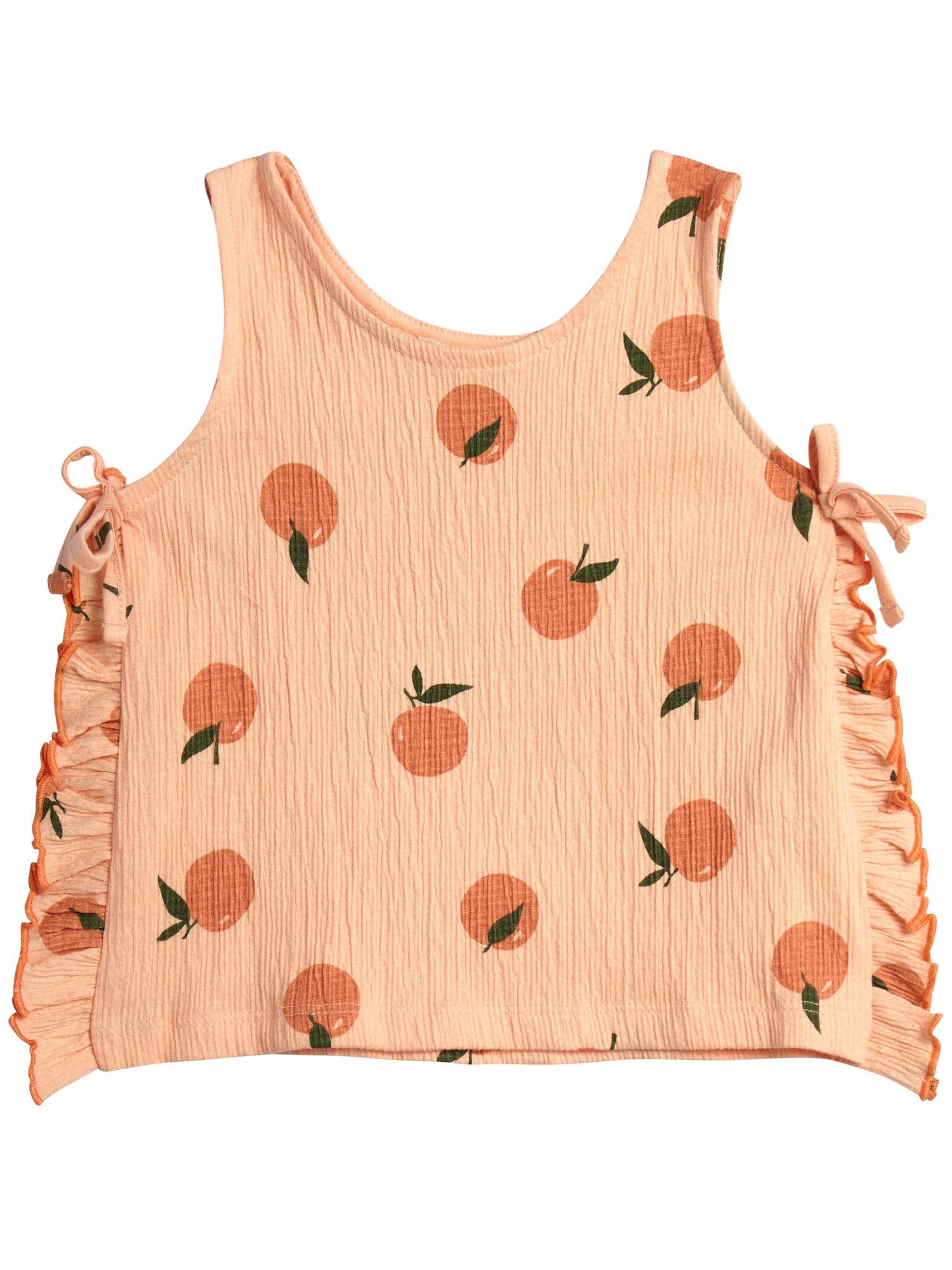 Jessica Simpson Toddler Girls' Ruffle Tank Top and Shorts Set, 2-Piece, Sizes 12M-24M