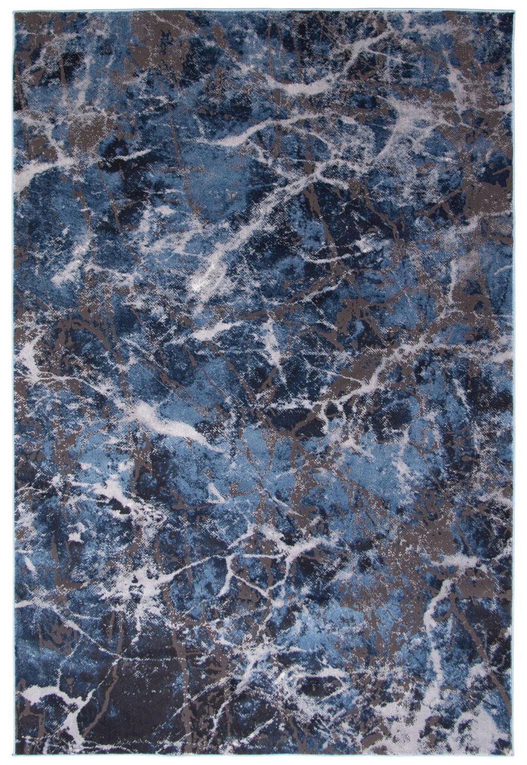 ECARPET Marble Textured Area Rug, Contemporary Carpet for Living Room