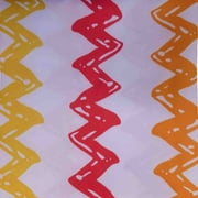 Colorful Zig Zag Fabric Tablecloth Summer Chevron Table Cloth 70 Rnd