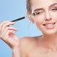 thumbnail image 4 of Brocha de maquillaje de doble cabezal para sombras de ojos, de pelo suave, no suelta polvo. Brocha para principiantes, de pelo natural y fácil de usar., 4 of 9