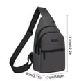 thumbnail image 3 of Chest Bag Travel Sports Shoulder Bag Casual Crossbody Bag Small Backpack, 3 of 6