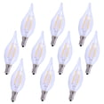 thumbnail image 2 of Elitco Lighting Odeya 4.11" 2.5W 5000K Clear Glass LED Light Bulb (Set of 10), 2 of 2