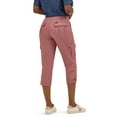 thumbnail image 4 of Women's Lee® Flex-To-Go Cargo Capri Pants Color: Henna Size: 12, 4 of 8