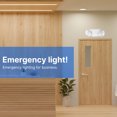 thumbnail image 4 of LED Emergency Light with 200LM High Brightness 2 Lamps 120 Minute Battery Backup Power Rotary Light Head for Home Office Business Restaurants Commercial Use, 4 of 6