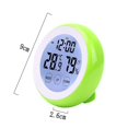 thumbnail image 2 of Thick - 200g black Reloj despertador con pantalla táctil, reloj de asiento redondo, reloj higrómetro electrónico, 2 of 4