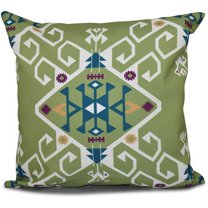 Simply Daisy 16" x 16" Jodhpur Medallion Geometric Outdoor Pillow