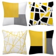 thumbnail image 2 of Harpily Geometric Yellow Throw Pillow Cover Sofa Cushion Cushion Cover, 2 of 4