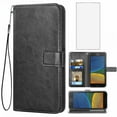 thumbnail image 1 of Protective Film for Motorola Moto-G5 Case, Premium Wallet Cover, Stand Flip Phone Case, 1 of 6