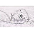 thumbnail image 2 of Collar con colgante de corazón abierto de plata para mujer, 2 of 3
