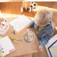 thumbnail image 2 of Tablero de actividades de madera Juego de cognición DIY Kids Montessori Busy Board (Brown Gear), 2 of 3