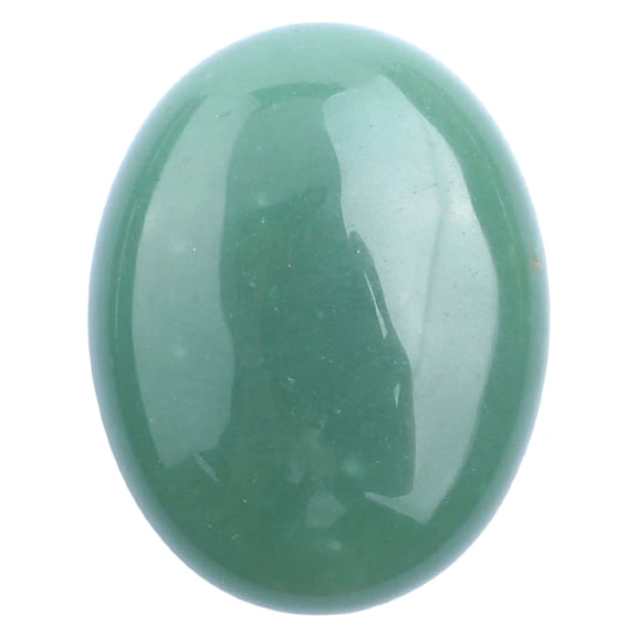 Crystal Thumb Worry Stone Hand Carved Finely Polished Gemstone Pocket Palm Crystals Durable Pocket Palm Stone for Anxiety Stress Relief Yoga Meditation Massage, Home Decor, 1Pc(Green,2.3x1.5")