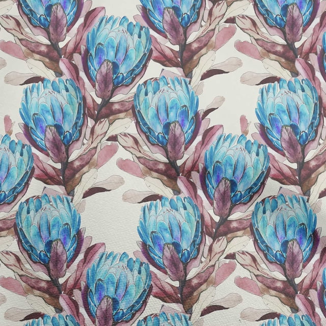 oneOone Rayon Light Yellow Fabric Leaves & Clover Sewing Material Print Fabric By The Yard 56 Inch Wide