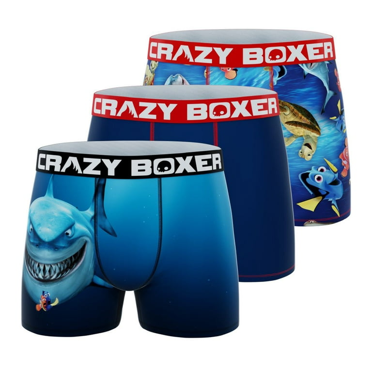 CRAZYBOXER Pixar Finding Nemo; Men's Boxer Briefs, 3-Pack
