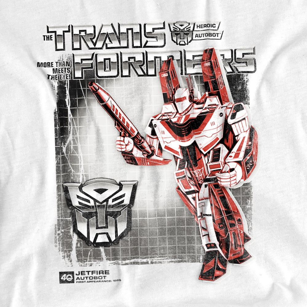 Transformers 40Th Anniversary T-Shirt Jetfire Box Unisex Graphic Tee for Men & Women