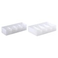 thumbnail image 3 of Sundries Storage Box 2Pcs White Tpu Stackable Sizes for Home Use, 3 of 3