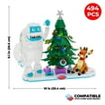 thumbnail image 5 of Open Box Brickcraft Rudolph the Red-Nosed Reindeer Bumble and Rudolph Christmas Tree Brick Building Kit (494-Piece Set), Holiday Collectible, Festive Display, Christmas Decoration, 5 of 11