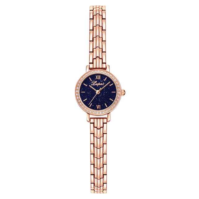 LVPAI Moda Popular Damas Casual Reloj de cuarzo Reloj con correa de acero inoxidable Wmkox8yii gfajkfgbkjabf987