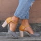 thumbnail image 5 of Sandalias de tacón grueso con hebilla hueca para mujer Wmkox8yii  shjk5446, 5 of 5