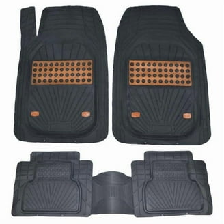 Car Floor Mats 4-Piece BDK Car Floor Mat Set – Extra Thick Carpet With Non-Slip Backing, Black/Beige Car Mats - Foto 9