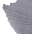 thumbnail image 3 of Jacob Alexander Linen Handrolled 15" x 15" Pocket Square Hanky - Silver, 3 of 4