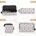 thumbnail image 3 of Hair Tools Storage with Heat Resistant Mat- Purple Reed Grass Printed Curling Iron Travel Bag/Flat Iron Case for Women, 3 of 8