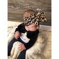 thumbnail image 5 of Dalrosia 5PCS Baby Girls Soft Wide Leopard Hair Turban Head Wraps Kids Stretchy Knotted Bows Headband for Children Hair Accessories Infant Headwraps, 5 of 5