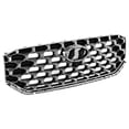 thumbnail image 3 of New Textured Black Grille Assembly Compatible With Hyundai Santa Fe Hybrid Limited 4 Cyl 1.6L Santa Fe Hybrid SEL Premium 4 Cyl 1.6L 2021-2023 HY1200244 863A0S2610, 3 of 8